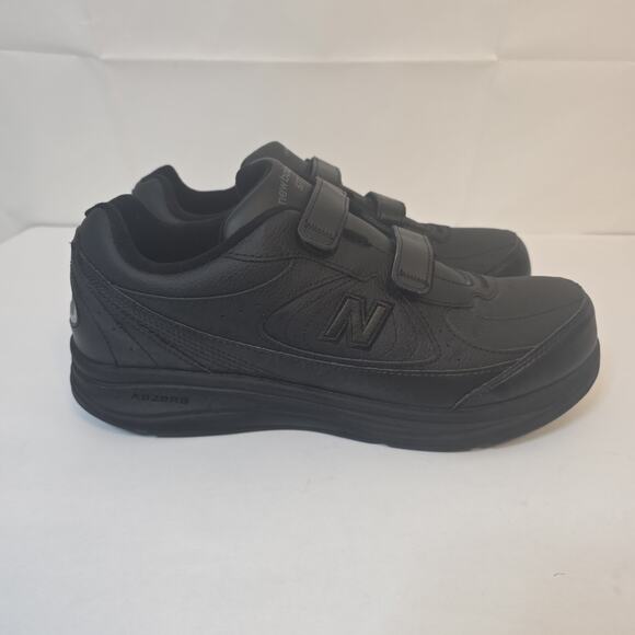 New Balance 577 Walking Shoes Mens Size 11 4E Black Hook & Loop Straps MW577VK main image 9
